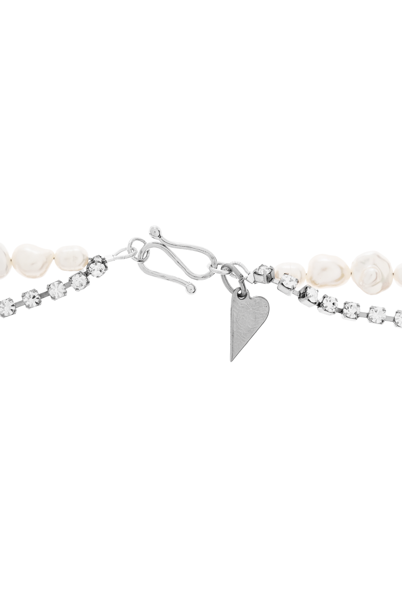 ネックレス・ペンダント forte forte FW25 NECKLACE (14184 0088) Forte Forte Metallic Necklace With Animal Pendant in White